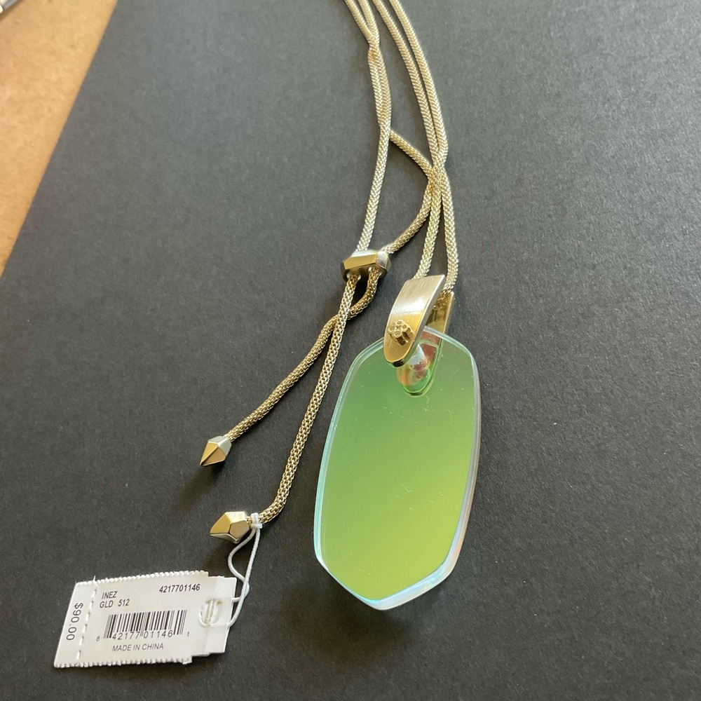 Kendra Scott Dichroic Glass Pendant Necklace - Picture 6 of 9